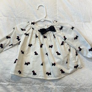 Baby GAP Scottie dog top